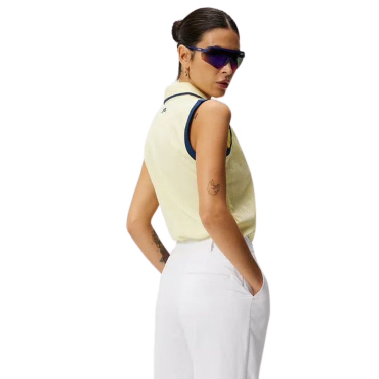 Lilac Sleeveless Polo J.Lindeberg