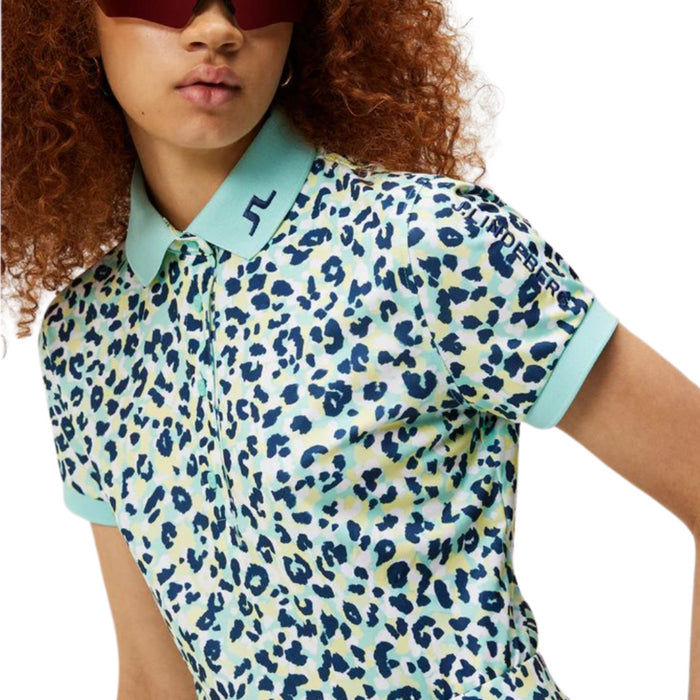Polo Tour Tech Print W J.Lindeberg