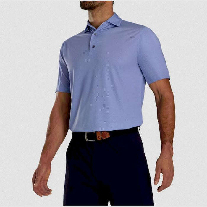 Polo Octagon Print Lisle Spread Collar FootJoy