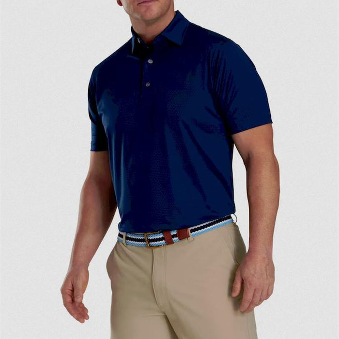 Polo Tonal Triangle Print Lisle FootJoy