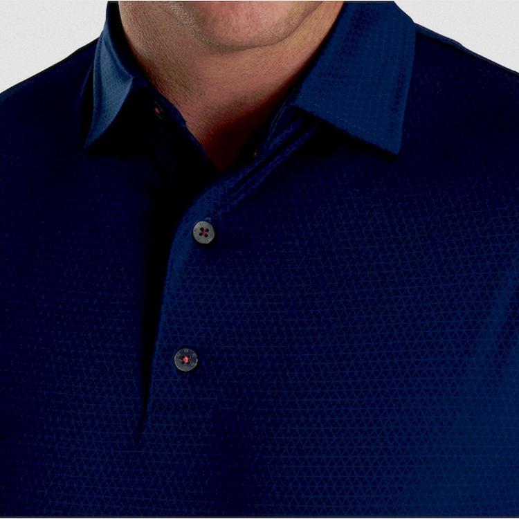 Polo Tonal Triangle Print Lisle FootJoy