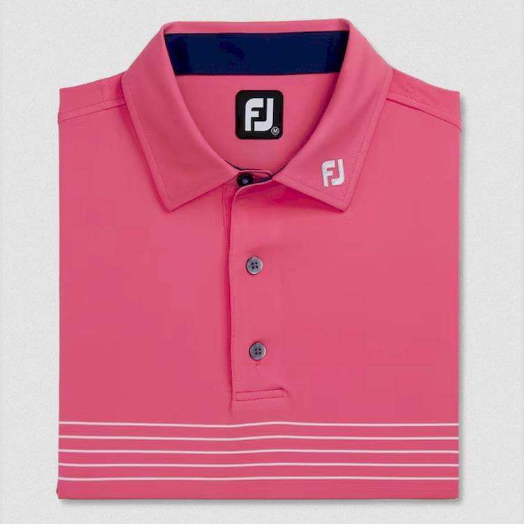 Polo de golf Engineered Pinstripe Lisle FootJoy