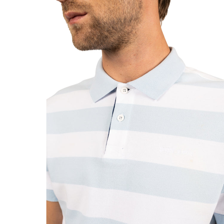 Scott Saint-James Striped Polo Shirt