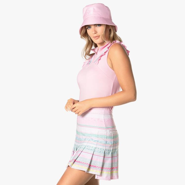 Haut Retro Deco Zip Lucky in Love