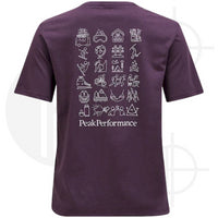 W Explore Graphic Tee Peak Performance T-shirt