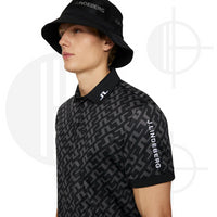 J.Lindeberg Tour Tech Reg Fit Print Polo Shirt