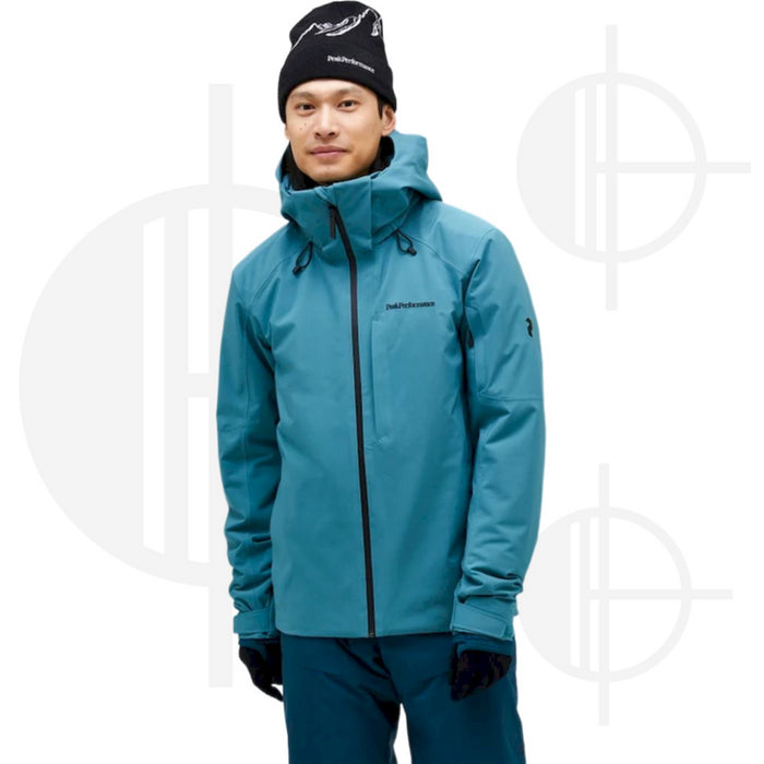 Maroon M Peak Performance Coat