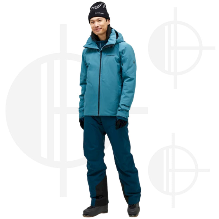 Maroon M Peak Performance Coat