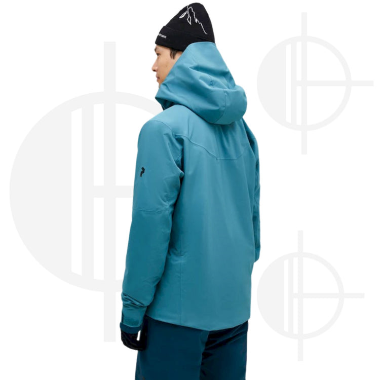Maroon M Peak Performance Coat