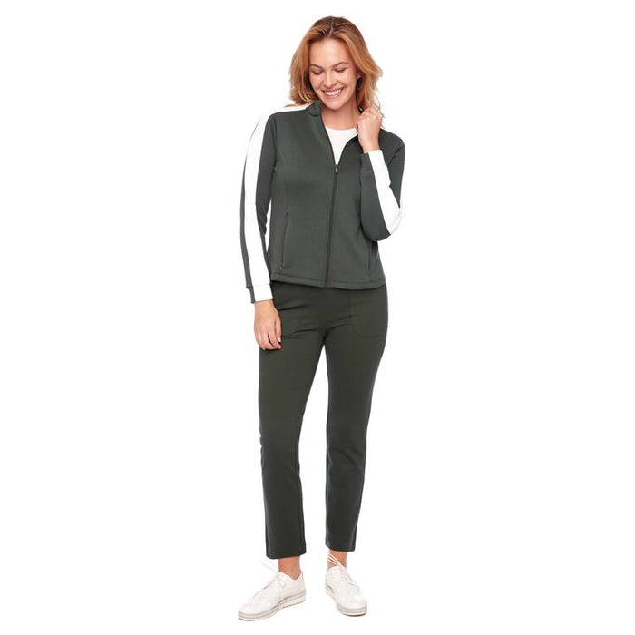 Contrast Color Swing Control Jacket