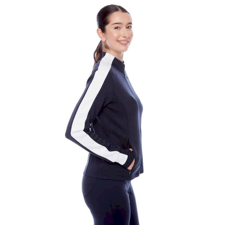 Contrast Color Swing Control Jacket