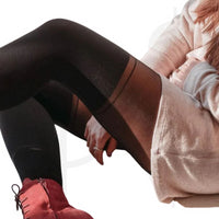 Rachel eco-friendly thigh-high tights