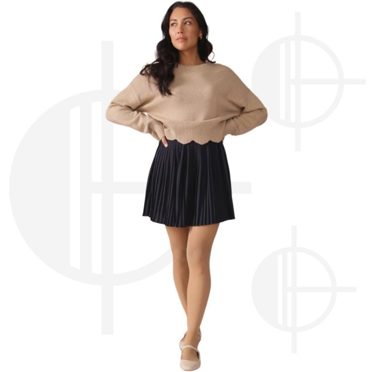 Rachel pleated skirt