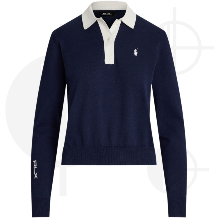 Chandail polo manches longues RLX Golf