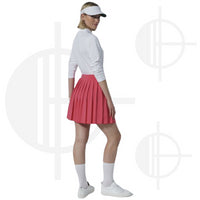 Pleated Skirt 45 cm Daily Sports
