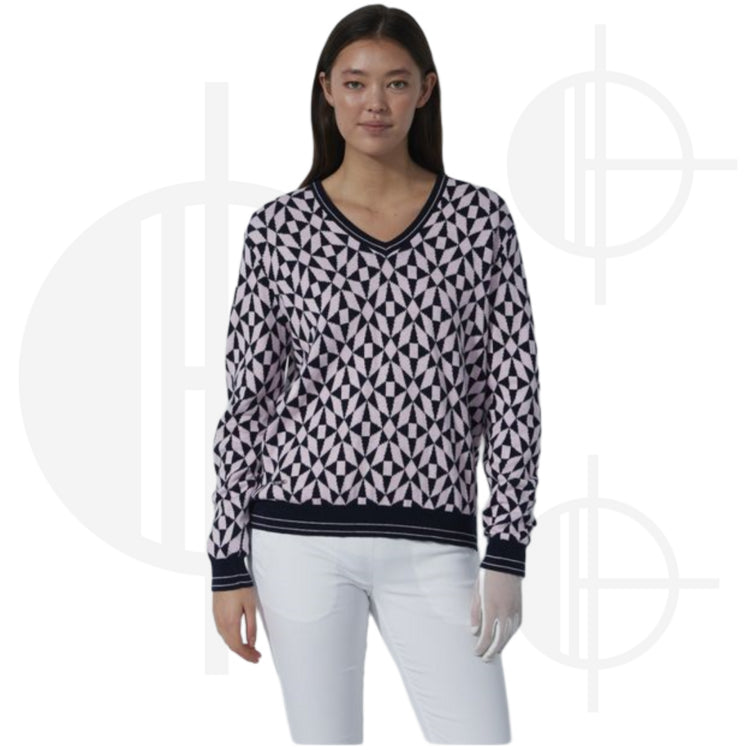 Pullover Jacquard Daily Sports