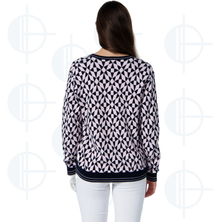 Pullover Jacquard Daily Sports