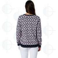 Pullover Jacquard Daily Sports