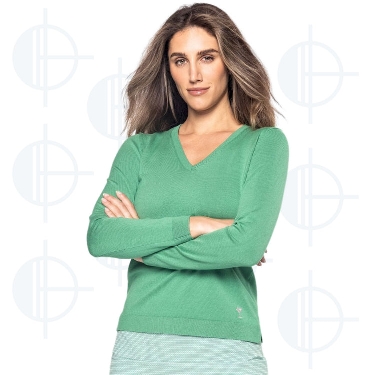 Golftini Stretch V-Neck Sweater