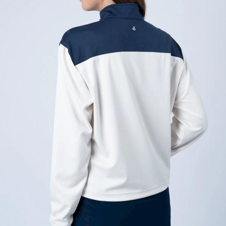 Leigh Swannies Golf 1/4 zip sweater