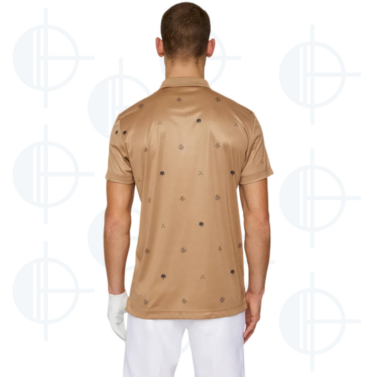 J.Lindeberg Club House Pattern Polo Shirt