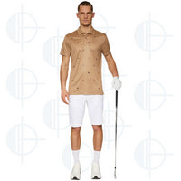 J.Lindeberg Club House Pattern Polo Shirt