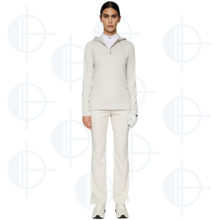 Aerial quarter zip Hood W J.Lindeberg