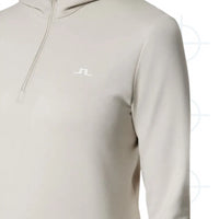 Aerial quarter zip Hood W J.Lindeberg
