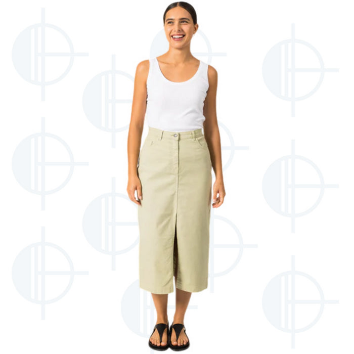 Julia Saint-James long cotton skirt