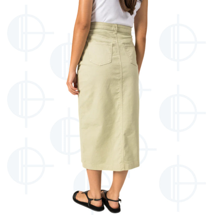 Julia Saint-James long cotton skirt