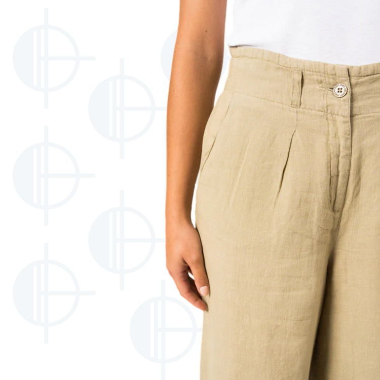 Pantalon large en lin Chloé Saint-James