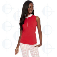 Haut sans manche 1/4 Zip Velocity Swing Control