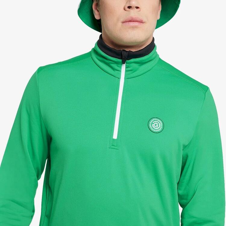 Dario Galvin Green 1/4 zip sweater