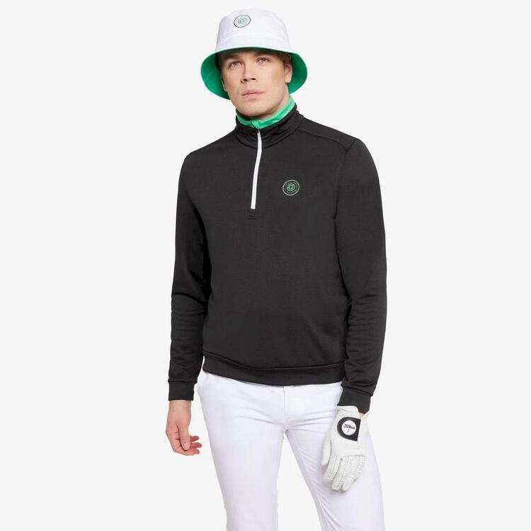 Dario Galvin Green 1/4 zip sweater