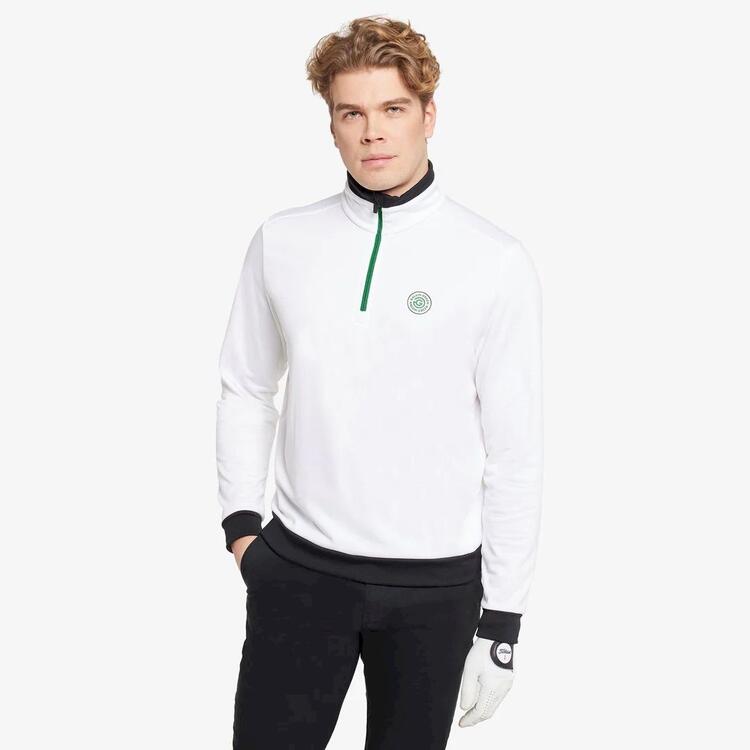 Dario Galvin Green 1/4 zip sweater