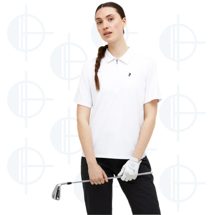 Polo Comfort Zip W Peak Performance