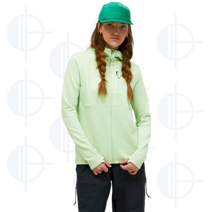 Hoodie Zip Trail Polartec Power Grid Peak Performance