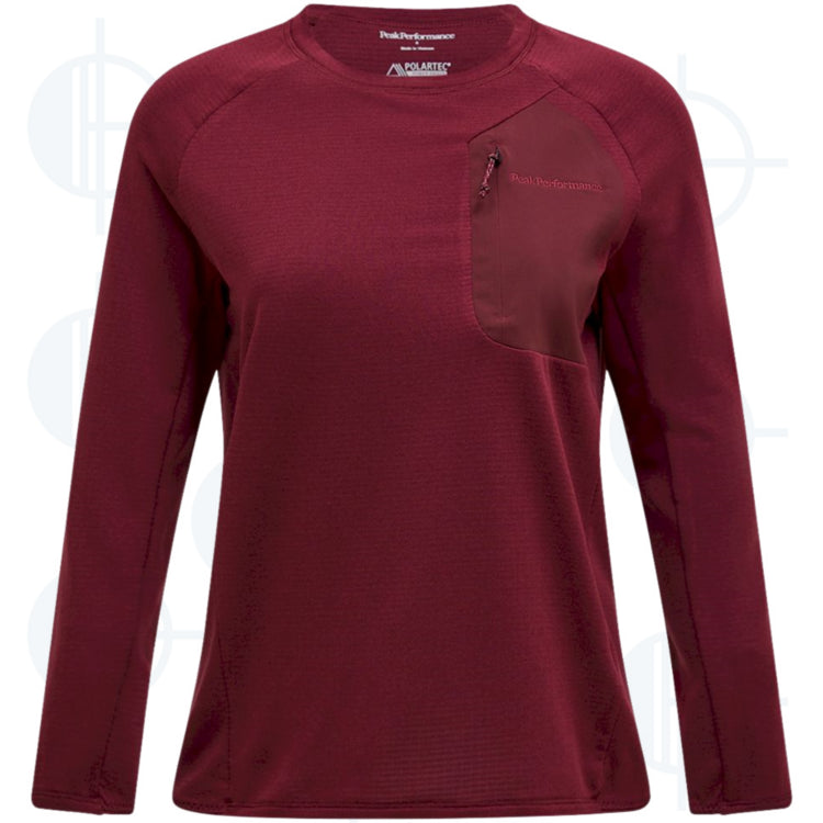Crewneck Freelight Polartec Power Grid Peak Peformance