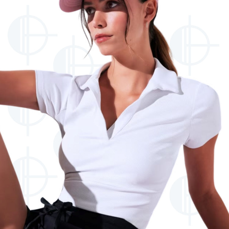 Polo Moveknit SS Vneck Travis Mathew