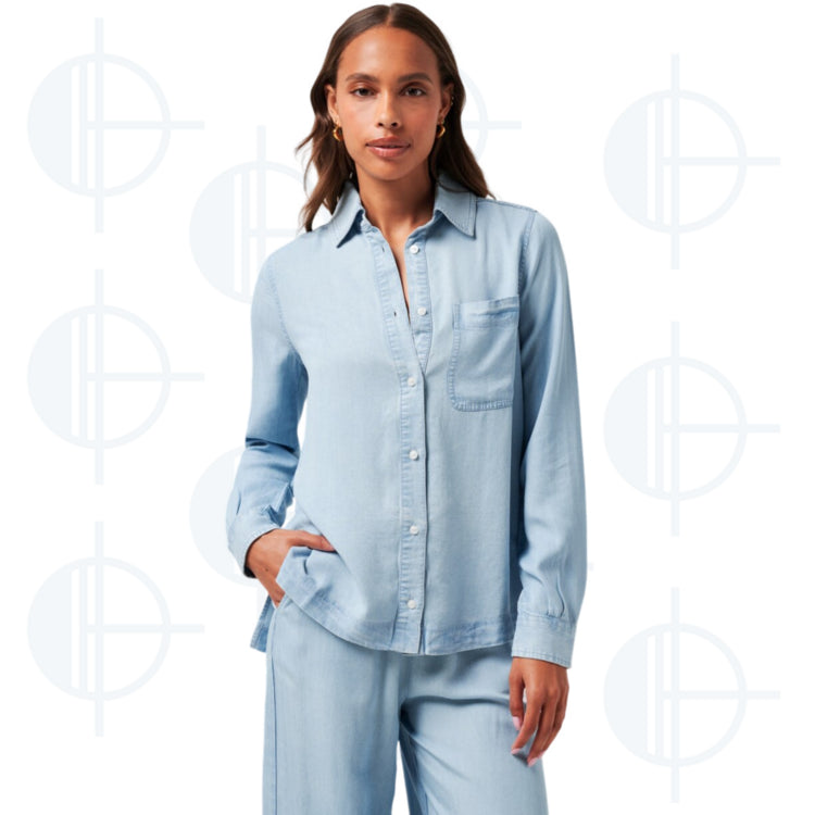 Chemise Chambray Button Down LS Travis Mathew