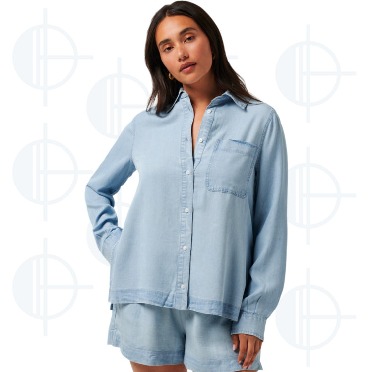 Chemise Chambray Button Down LS Travis Mathew