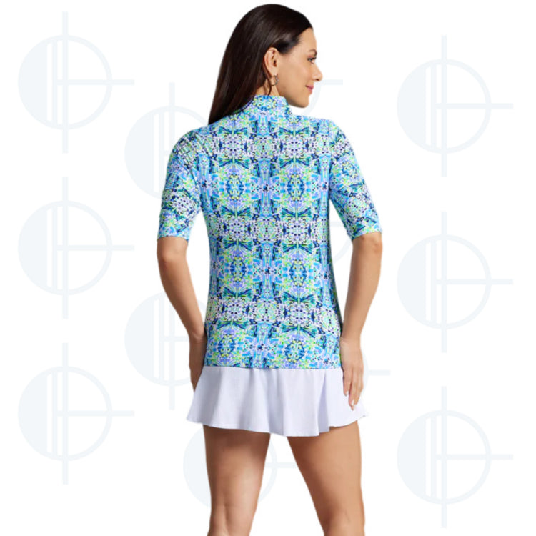 Chandail demi-manche Ridley Print 1/4 Zip Ibkul