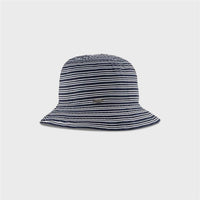 Chapeau Cloche Brizo-Ribbon Stripe Canadian Hat
