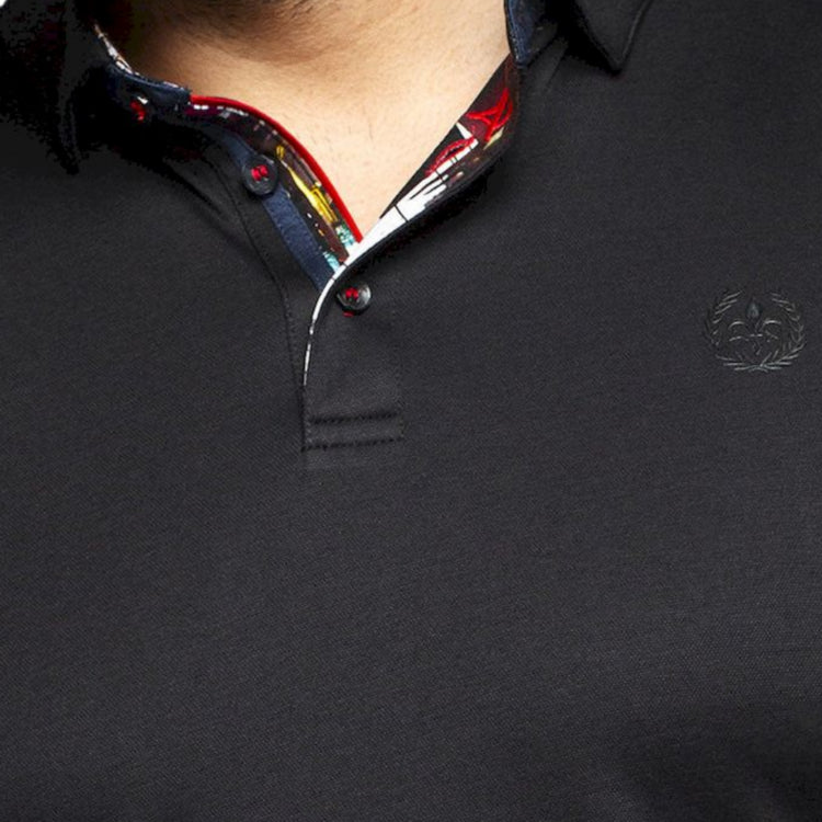 Polo manche longue Falcon Au Noir