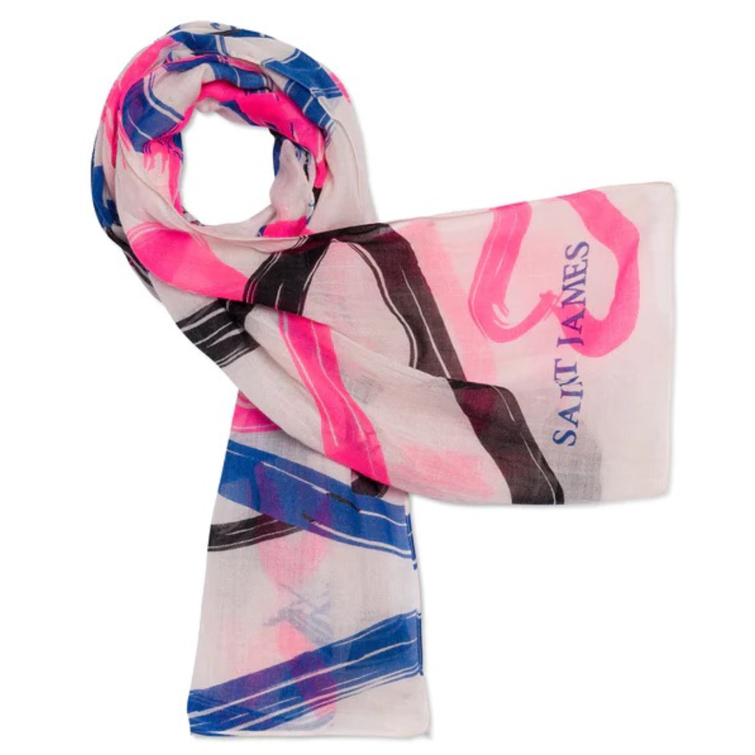 Foulard Graphique Coeur Saint-James
