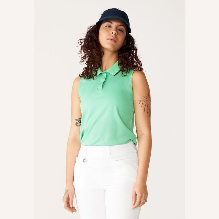 Mildred Rohnisch sleeveless polo shirt