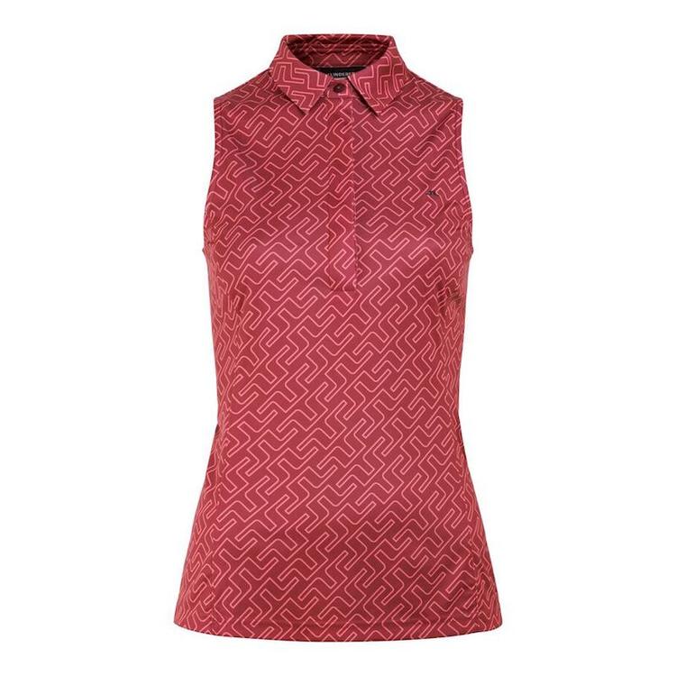 Polo sans manche Dena Print