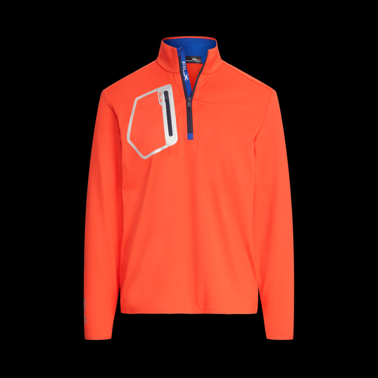 Ralph Lauren Luxury Jersey 1/4 zip sweater