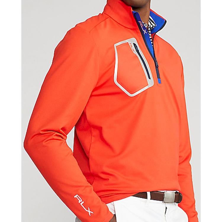 Ralph Lauren Luxury Jersey 1/4 zip sweater