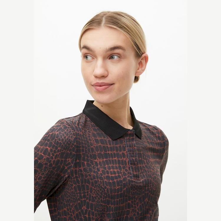 Sia long sleeve polo shirt